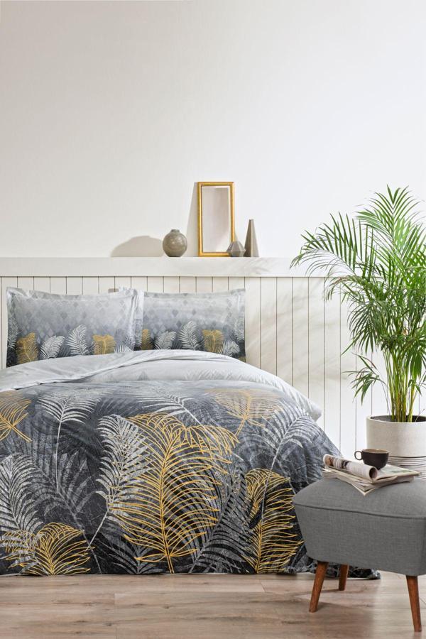 Özdilek Golden Palm Çift Kişilik Nevresim Takımı - Image 1