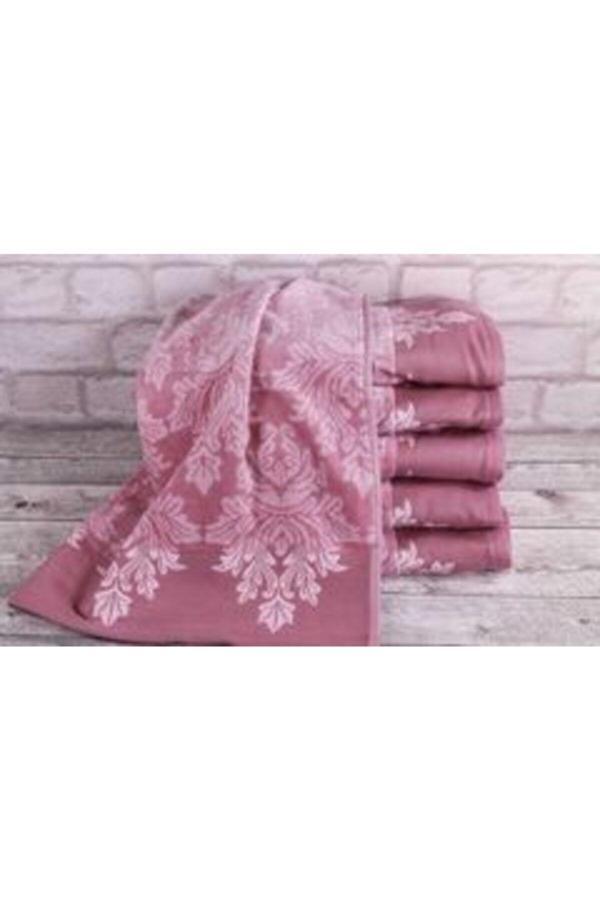 Özdilek 6 Adet Ayda Kadife El Yüz Havlusu 50X90 Cm 2 Gri 2 Pembe 2 Kahve - Image 1