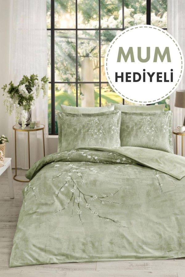 Özdilek White Sakura Çift Kişilik Nevresim Takımı - Image 1