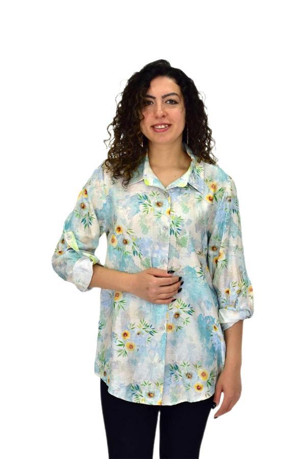 Kadın Uzun Kol Gömlek BGL-ST04665 - Image 1