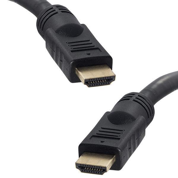 PLASTİK DÜZ SİYAH 30 METRE GOLD POŞETLİ HDMI KABLO  GO50607404920 - Image 1