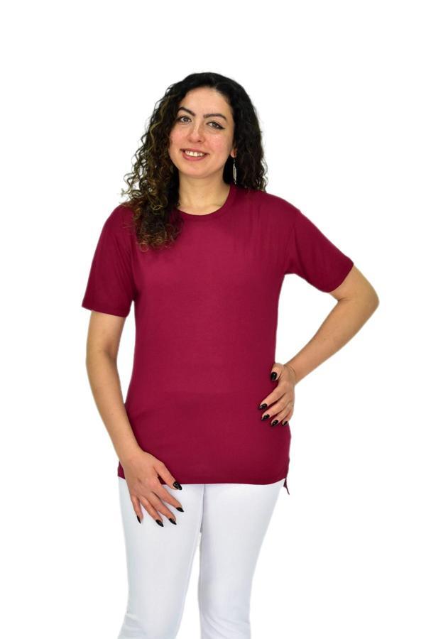 Kadın Yarım Kol Sıfıryaka Likralı Tişöt  BGL-ST04652 - Image 1