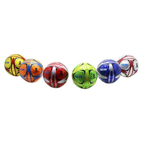 FUTBOL TOPU  DİKİŞLİ  PARLAK RENKLİ   280GR (5060) - Image 1