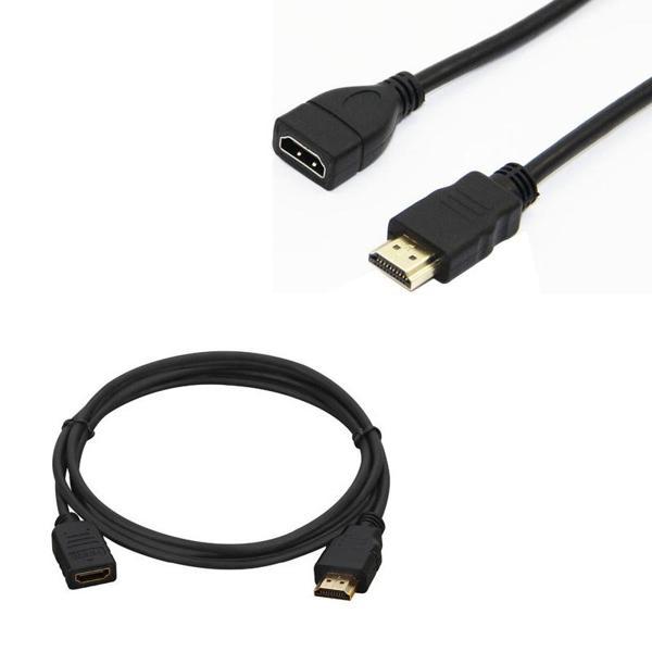 HDMI KABLO ERKEK DİŞİ GOLD UÇLU 25 CM UZATMA (MİNİ HD REC. İÇİN)  GO50602488220 - Image 1