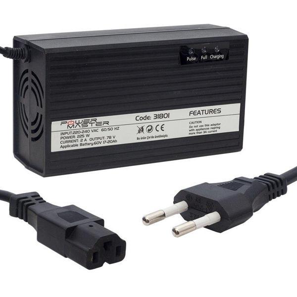 60 VOLT - 20 AMPER ELEKTRİKLİ BİSİKLET ŞARJ CİHAZI (5060) - Image 1
