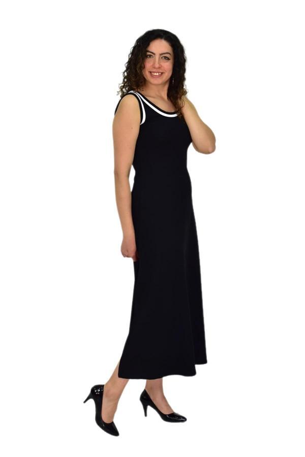 Kadın Askılı Biyeli Likralı Elbise BGL-ST04649 - Image 1