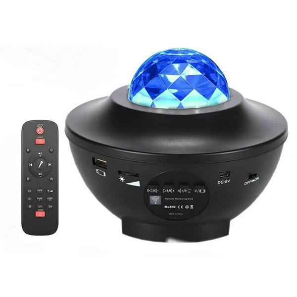 BLUETOOTH DESTEKLİ ANİMASYONLU ŞARJLI UFO TİP DİSKO TOPU (5060) - Image 1