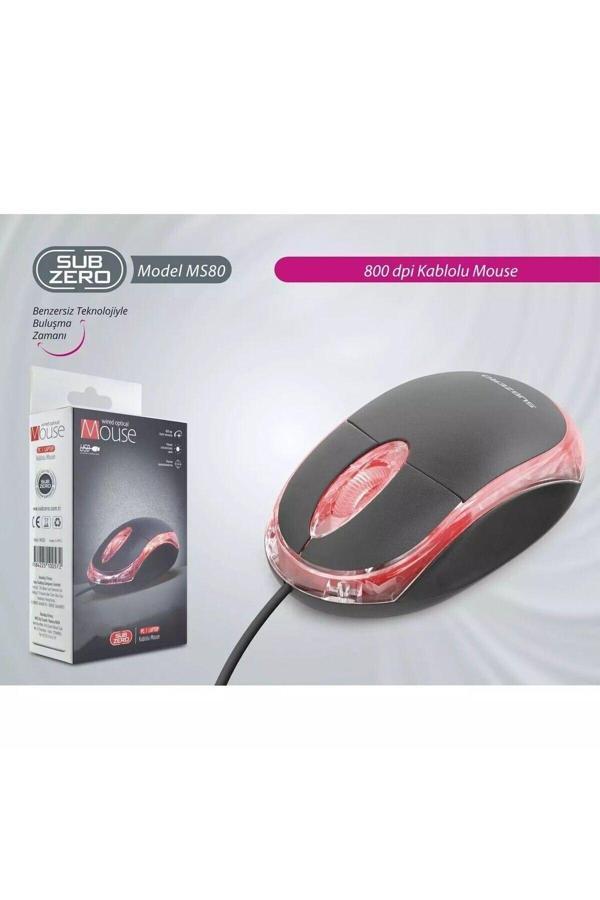 Subzero Optical Kablolu Mouse Ms80 - Image 1