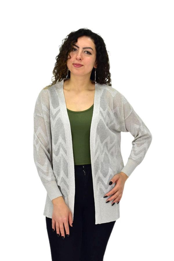 Kadın Triko Simli Mevsimlik Hırka BGL-ST04668 - Image 1