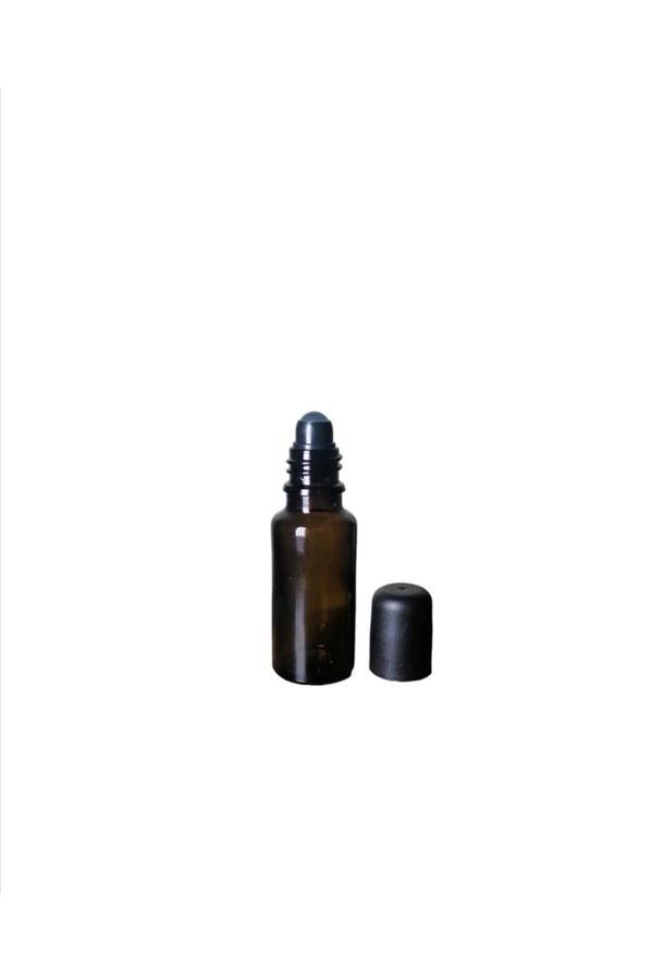 20 Cc Amber Cam Roll-on Şişesi -20 Ml Çelik Bilyeli Şişe - Cam Roll On Şişe - Cam Şişe (50adet ) - Image 1