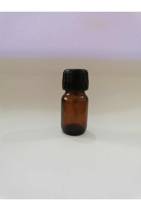 Cam Şişe 20 ml Ve Plastik Siyah Kapak 50 Adet - Image 1
