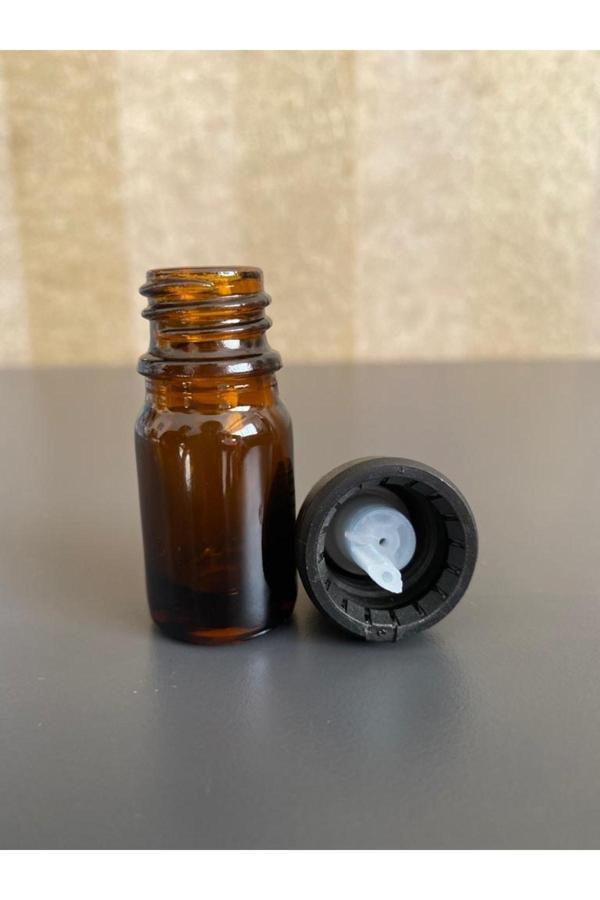 5 Ml Amber Boş Cam Şişe Içten Damlalıklı 100 Adet - Image 1