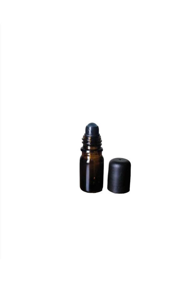 5ml kahverengi cam şişe roll-on şişe, 50 adet, bilye başlıklı şişe, cam şişe, roll-on şişesi, amber şişe - Image 1