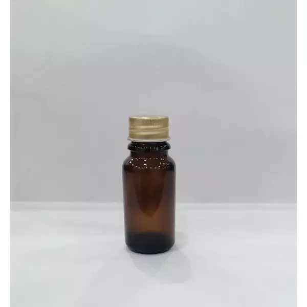 Kahverengi Cam Şişe, Metal Kapak, Amber Şişe 25 Adet 10 cc - Image 1