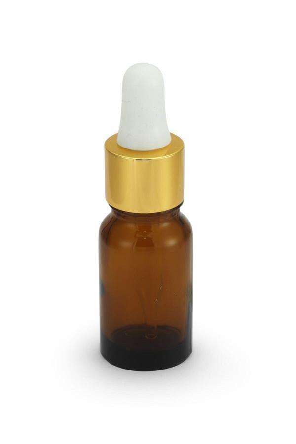 20 ml 100 Adet Damlalıklı Amber Cam Şişe - Image 1