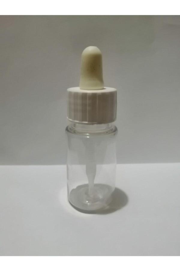 30ml Plastik Şeffaf Gorilla Şişe+oksidan Damlalıklı,medikal Şişe,boş Şişe,50 Adet - Image 1