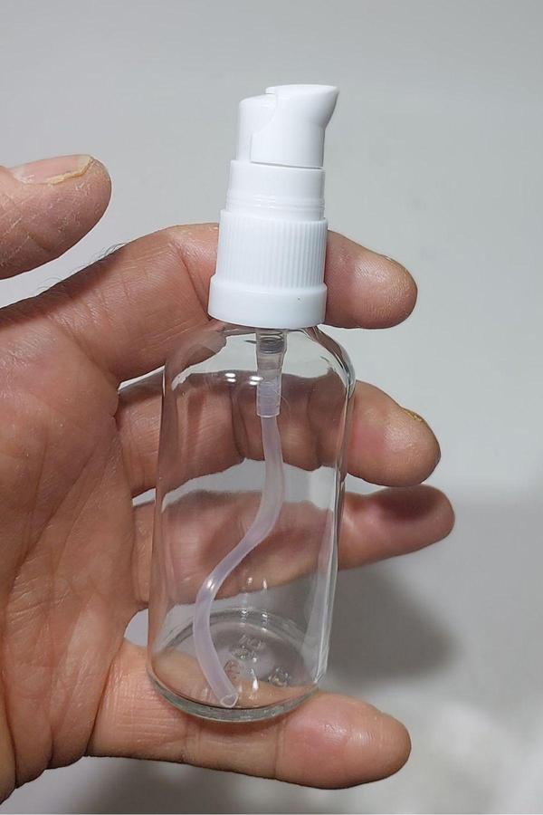 50 Cc boş Cam krem ve losyon Şişesi [50 Cc=50ml X 12 Adet] / Ecza Şişesi / krem pompalı Şişe - Image 1