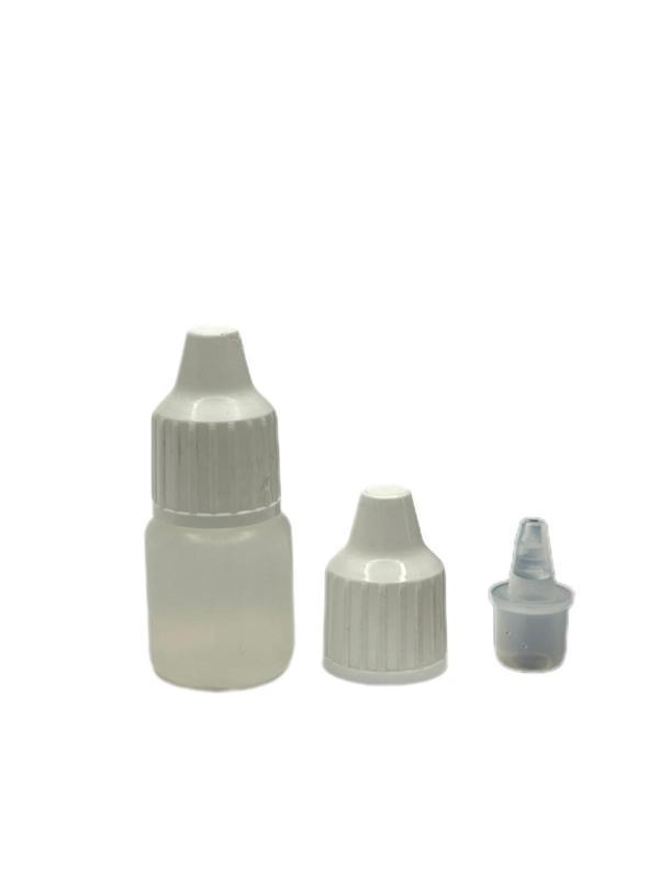 5ml PE ASETON ŞİŞESİ, 12 adet,PLASTİK DAMLALIKLI ŞİŞE, DAMLATMALI ŞİŞE - Image 1