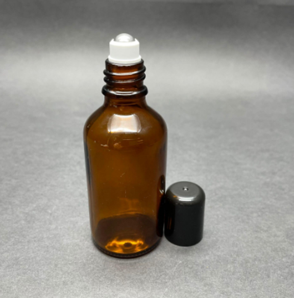 Ziylan 100 cc Kahverengi Cam Roll-On Şişesi -100 ml Şişe - Cam Roll On Şişe - Cam Şişe (50ADET ) - Image 1