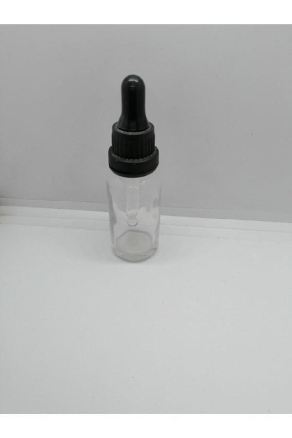 30cc Şeffaf Cam Damlalıklı Şişe, Medikal Şişe, 50 Adet - Image 1
