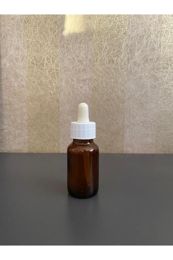 20 Cc Amber Cam Şişe Plastik Damlalıklı 25 Adet - Image 1