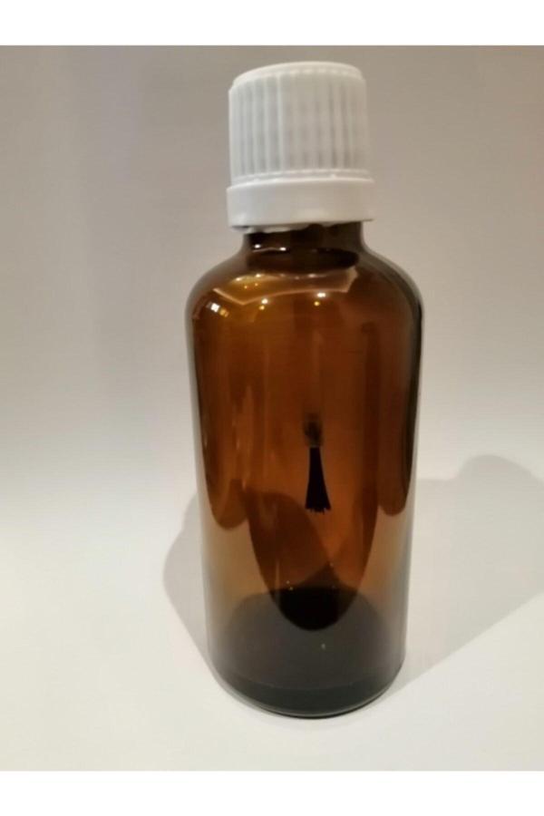 100cc Kahverengi Fırça Başlıklı Cam Şişe,amber Şişe,50 Adet - Image 1