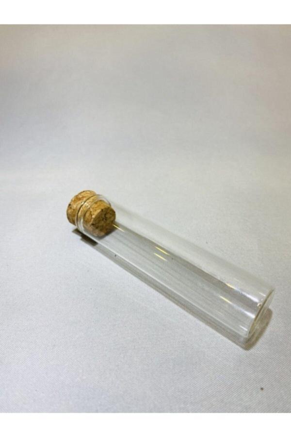 Mantar Tıpalı Cam Tüp 100 Adet 40 cc - Image 1