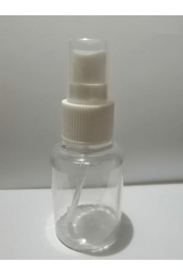 60ml Şeffaf Plastik Şişe+sprey Başlık,dezenfektan Şişesi,medikal Şişe,boş Şişe,100 Adet - Image 1