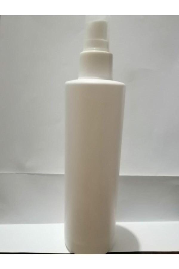 250ml Beyaz Mat Tombul Plastik Şişe+sprey Başlık,dezenfektan Şişesi,medikal Şişe,boş Şişe,50 Adet - Image 1