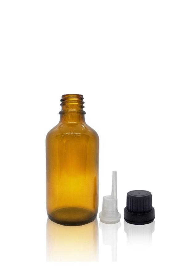 50 Cc Içten Damlalıklı Amber Şişe - 30 Adet - Image 1