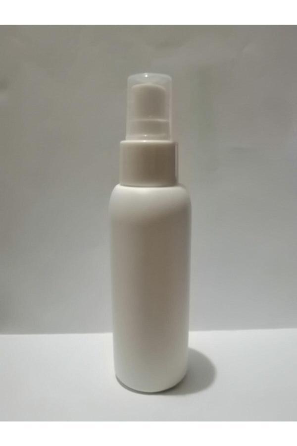 100ml Beyaz Mat Plastik Şişe+sprey Başlık,dezenfektan Şişesi,medikal Şişe,boş Şişe,50 Adet - Image 1