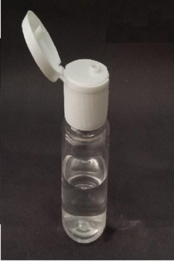 10ml Şeffaf Plastik Şişe+fliptop Kapak,dezenfektan Şişesi,açmalı Kapak,boş Şişe,100 Adet - Image 1