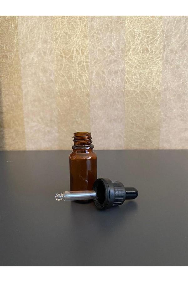 10 Ml Amber Şişe Cam Damlalıklı 100 Adet - Image 1