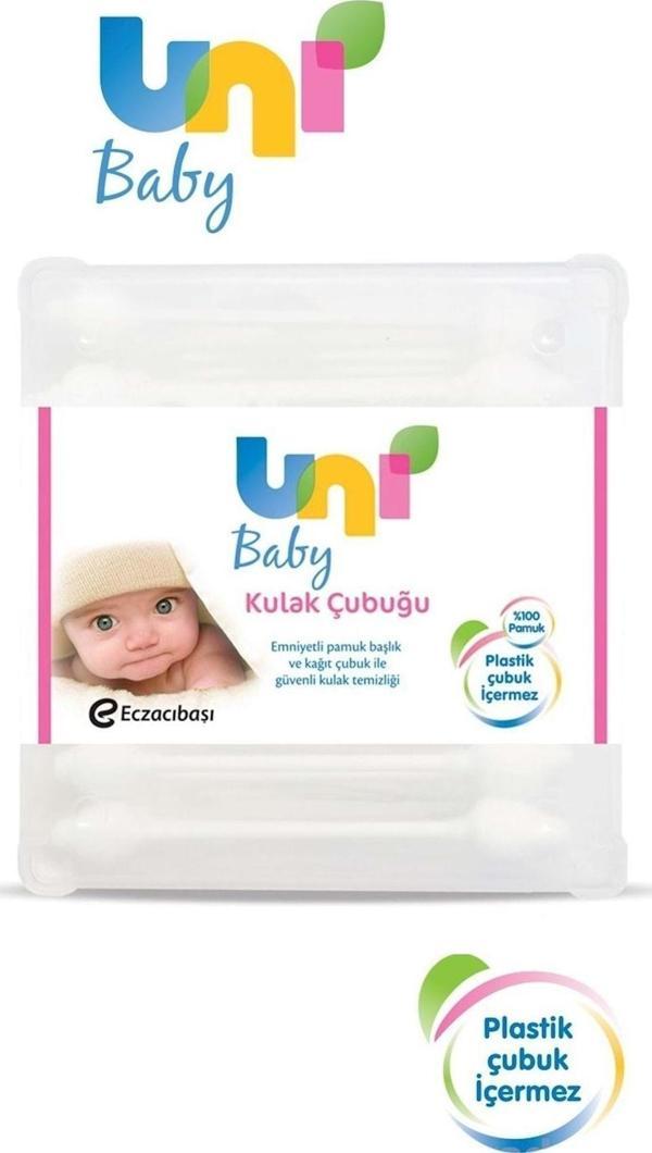 Bebekler İçin Emniyetli Kulak Temizleme Çubuğu 60 Adet - Image 1