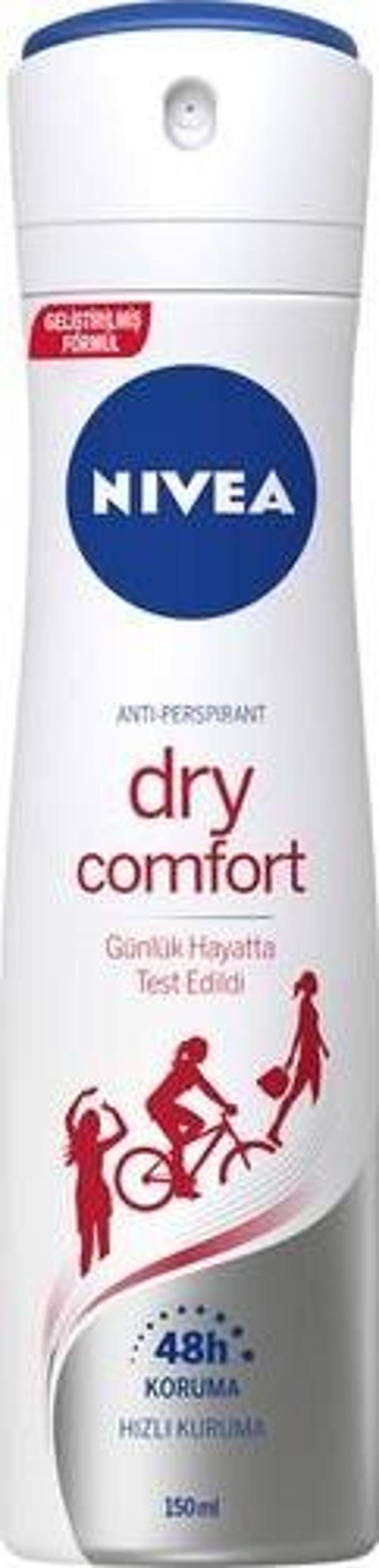 Nivea Dry Comfort Sprey Deo 150 Ml Kadın - Image 1