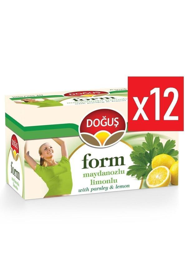Form Maydanozlu Limonlu Bitki Çayı 12 Adet 20'li - Image 1