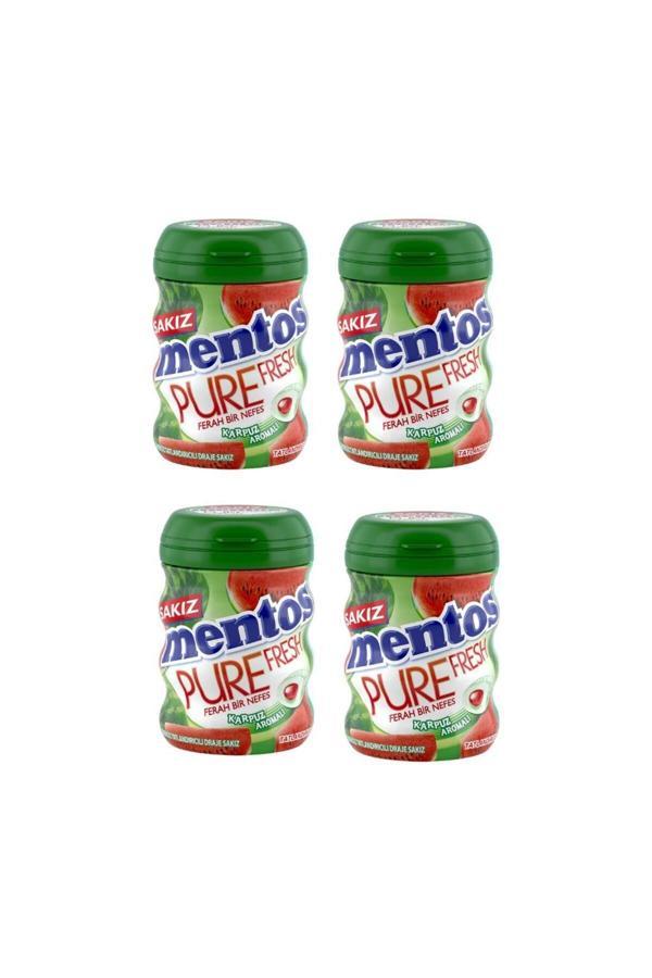 Pure Fresh Karpuz Aromalı Şekersiz Draje Sakız 60 G X 4 Adet - Image 1