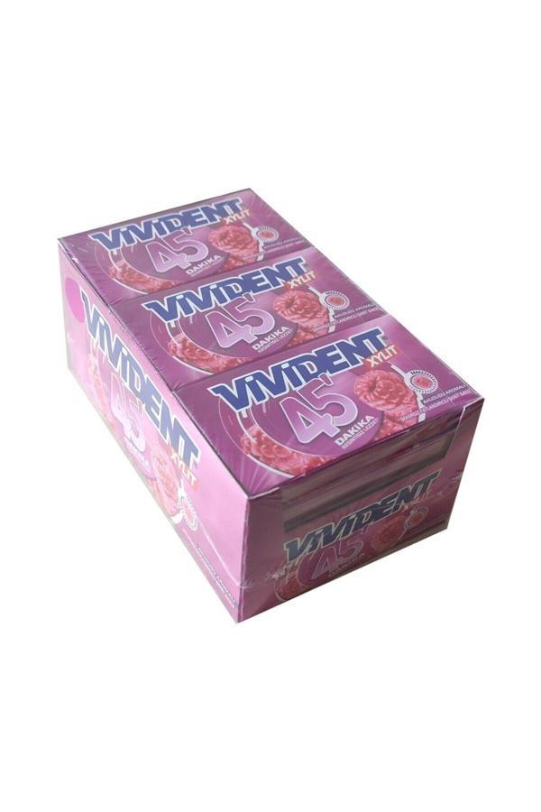 Xylıt 45 Dakika Ahududu Aromalı Şekersiz Sakız 26 G X 18 Adet - Image 1