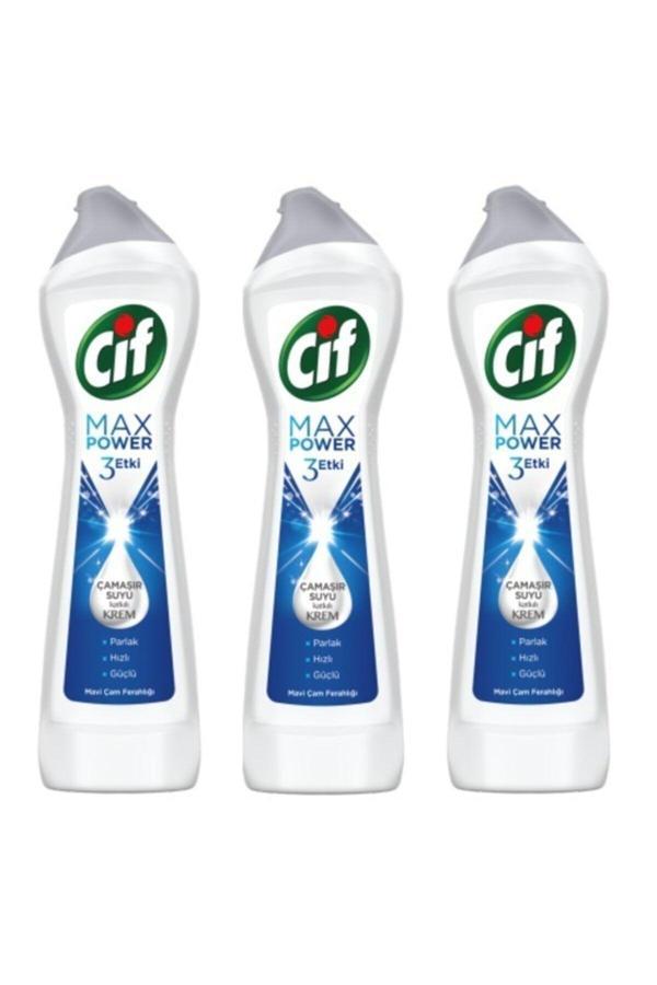Cıf Krem Temizleyici Max Power Mavi Çam Ferahlığı 675 ml X 3 - Image 1