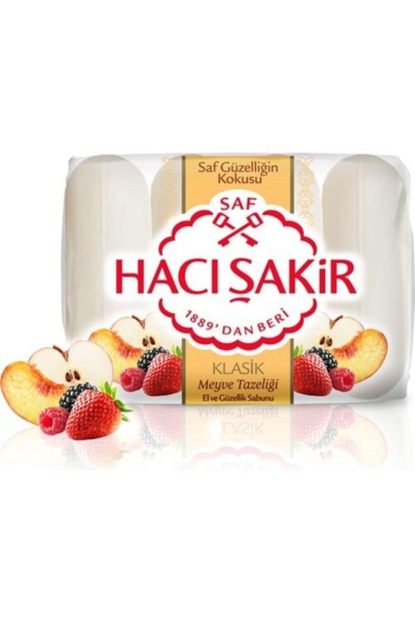 Hacı Şakir Güzellik Sabunu Klasik Meyve Tazeliği 4x70 G - Image 1
