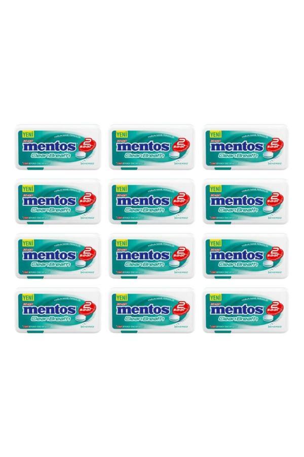Clean Breath Yoğun Nane Nane Aromalı Tatlandırıcılı Tablet Şekerleme 21 G X 12 Adet - Image 1