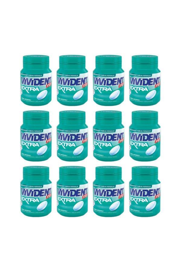 Xylıt Extra Nane Aromalı Şekersiz Tatlandırıcılı Draje Sakız 63 G X 12 Adet - Image 1