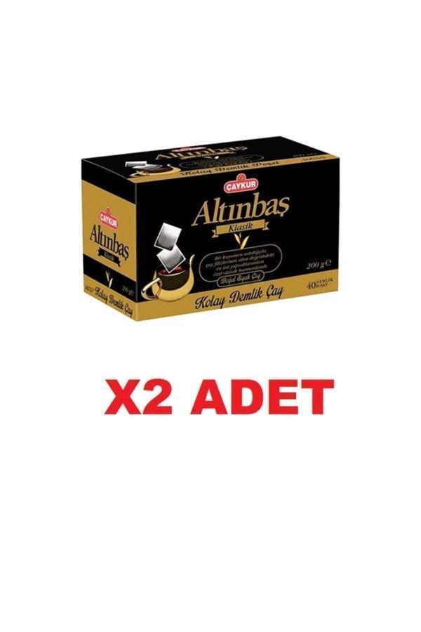 Altınbaş Demlik Poşet Çay Sade 40*5gr 200gr 2 Paket - Image 1