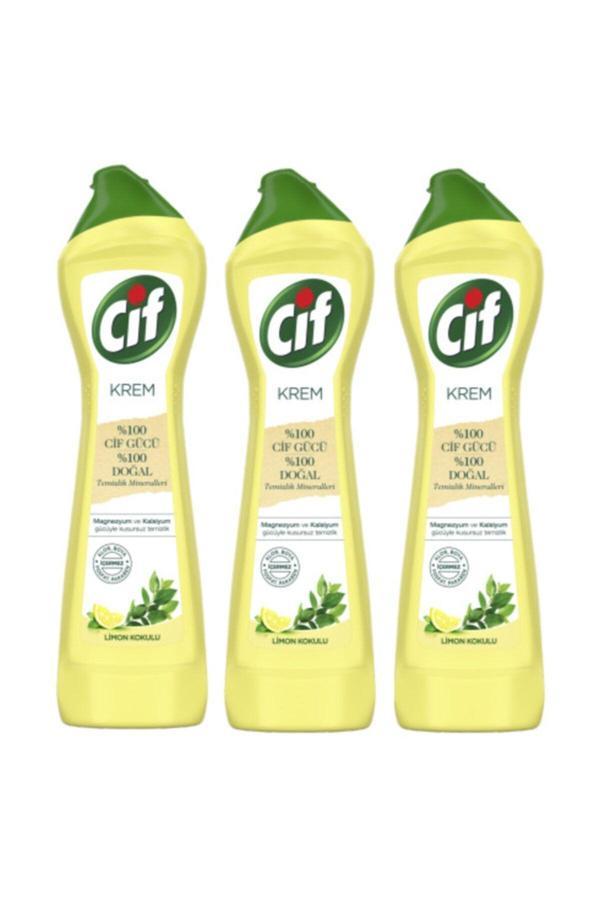 Cıf Krem Temizleyici Limon Kokulu 750 ml X 3 - Image 1