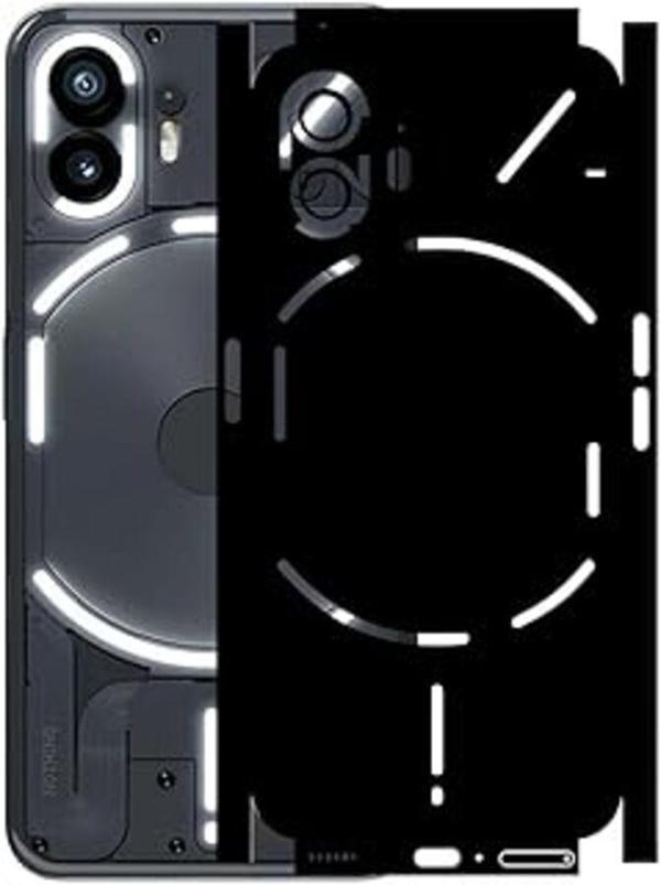 Nothing Phone 2 Mat Siyah Arka Kaplama - Image 1