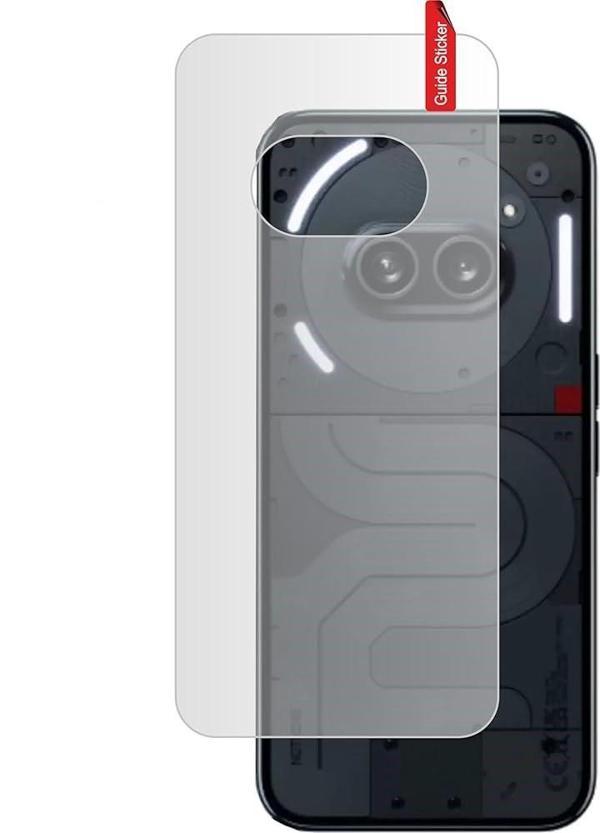 Nothing Phone 2a ile Uyumlu ŞEFFAF Arka Esnek Nano Koruyucu - Image 1
