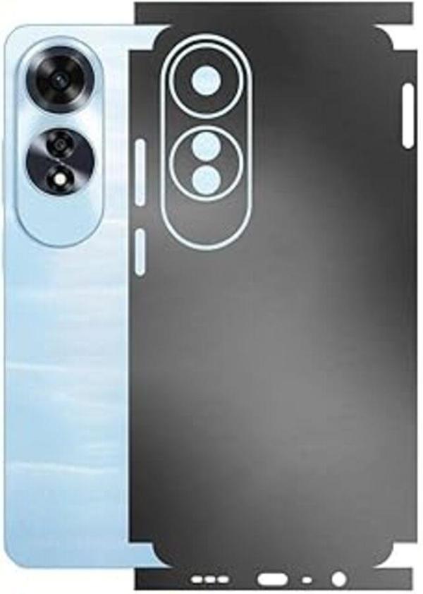 Oppo A60 Mat Siyah Arka Kaplama - Image 1