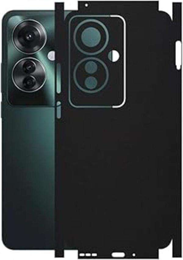 Oppo Reno 11F Mat Siyah Arka Kaplama - Image 1