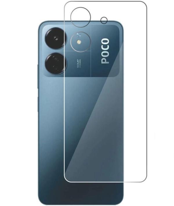 Poco C65 ile Uyumlu Arka Kırılmaz MAT Esnek Nano Koruyucu - Image 1