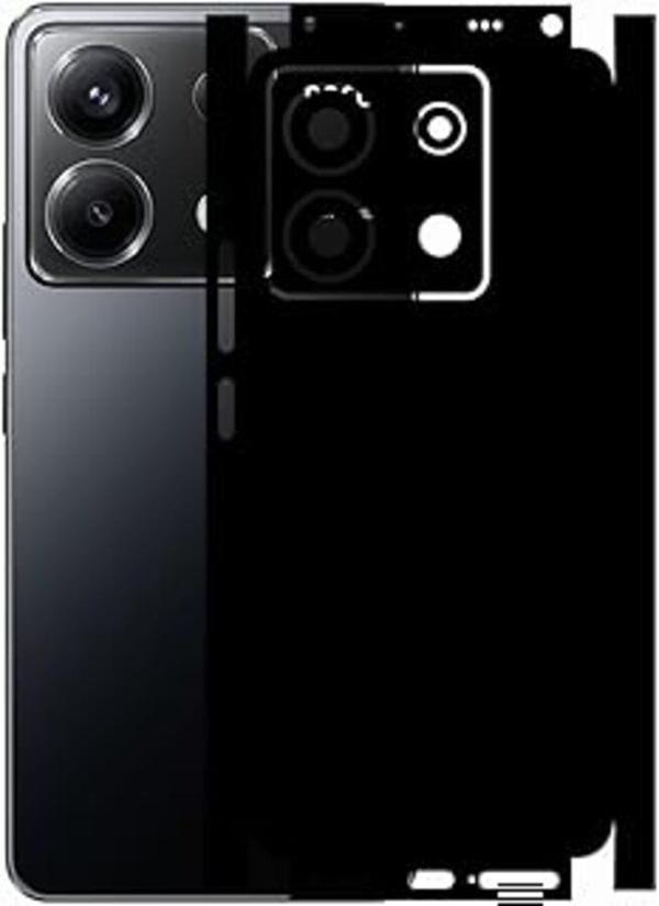 Poco X6 Mat Siyah Arka Kaplama - Image 1